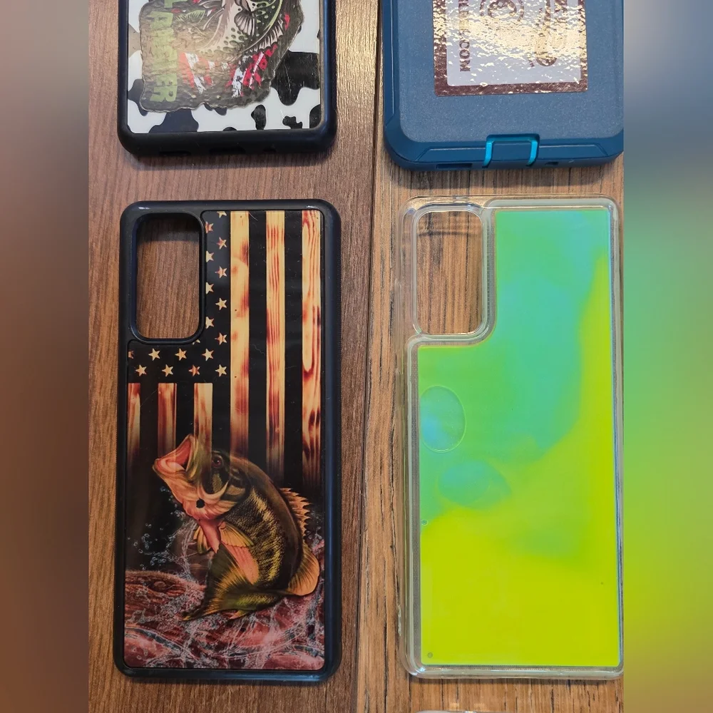 Samsung Galaxy S20FE Phone Cases American Flag Camo Hunting Fishing Country Cow